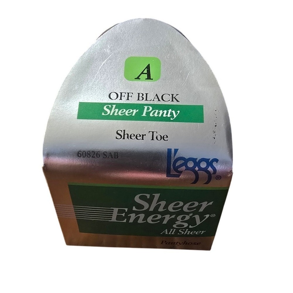 NOS L'eggs Sheer Energy Sz A Off Black